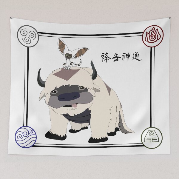 Item preview, Appa & Momo Fan Art designed and sold by AlchemyInGreen.