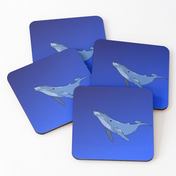 Item preview, Whale in the blue designed and sold by NatureNature.