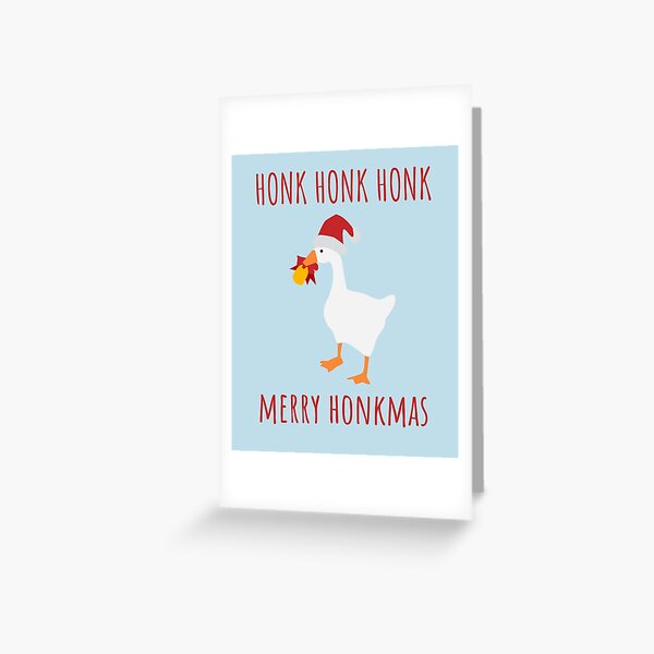 Untitled Goose Christmas Greeting Card