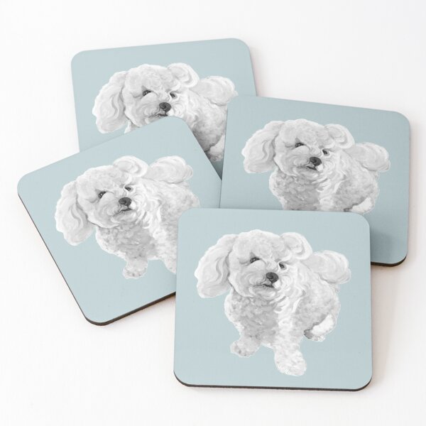 Item preview, A Beautiful Bichon named Coconut ~ Black and white designed and sold by Jane Oriel.