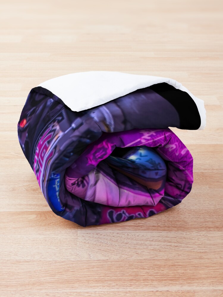 Alternate view of Tokyo Neo Future Cyberpunk Comforter