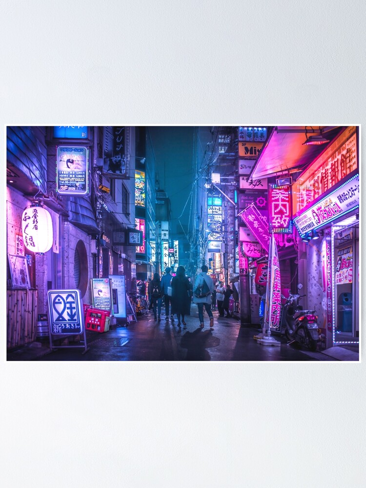 Alternate view of Tokyo Neo Future Cyberpunk Poster