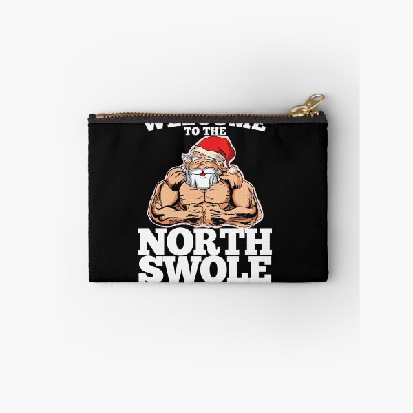 Item preview, Welcome to the North Swole Muscle Santa Christmas Workout Fitness designed and sold by Miftees.