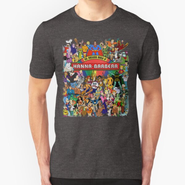 Funtastic World of Hanna Barb! Slim Fit T-Shirt