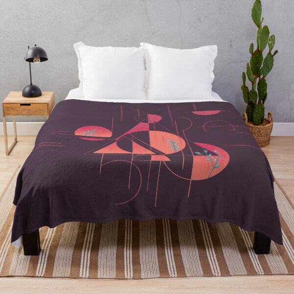 Item preview, geometric purple plant dream designed and sold by starlingheartart.
