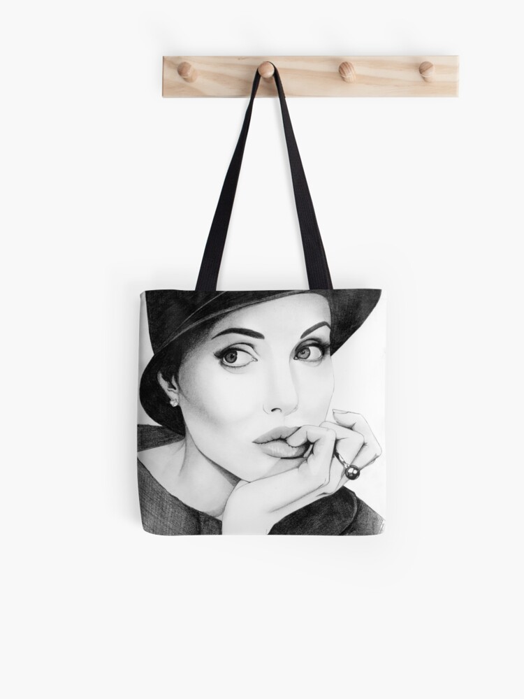 Sexy Angelina Jolie Tote Bag for Sale by DMUniverse