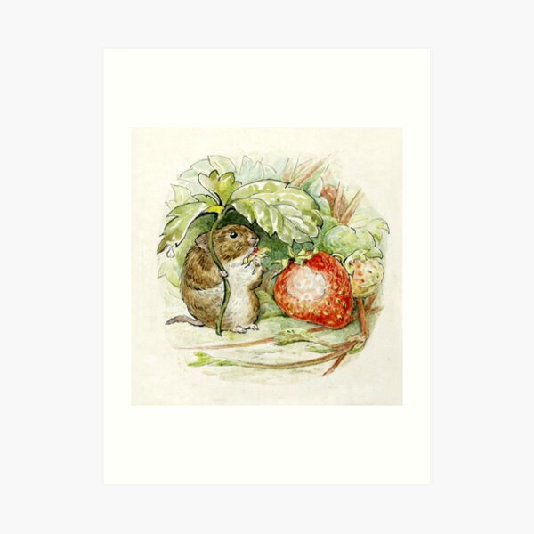 Timmy Willie Mouse - Beatrix Potter Impression artistique