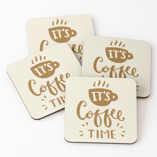 Item preview, Motivational Inspirational and Positive quote - It’s coffee time typography text art by Word Fandom - wordfandom designed and sold by Kerry Pritchard.