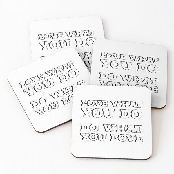 Item preview, LOVE WHAT YOU DO DO WHAT YOU LOVE - happiness quotes designed and sold by Inspirationmotivation.