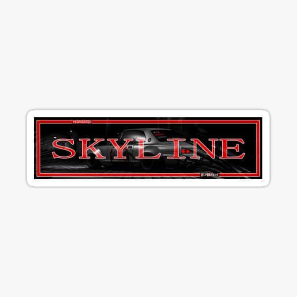 Skyline Slap Aufkleber Sticker
