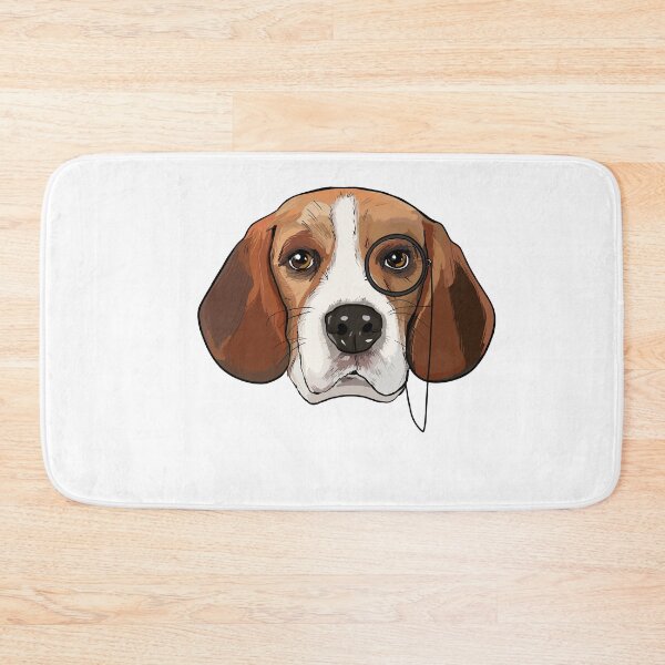 Artikelvorschau, Beagle mit Monokel entworfen und verkauft von Miftees.