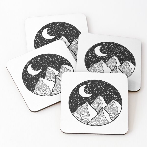Item preview, Black and White Mountains designed and sold by lizashev.
