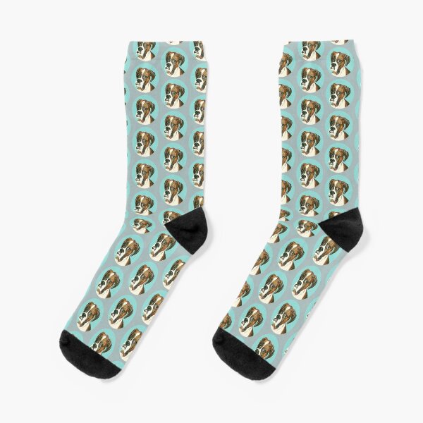 Boxer Eyes ~ Circle Socks