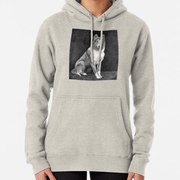 ROOKIE/ smooth collie Pullover Hoodie