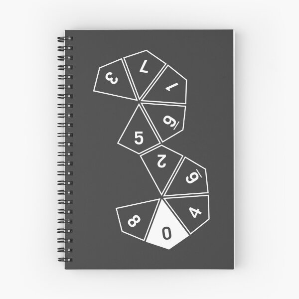 Item preview, Grey Unrolled D10 designed and sold by clarkstpress.