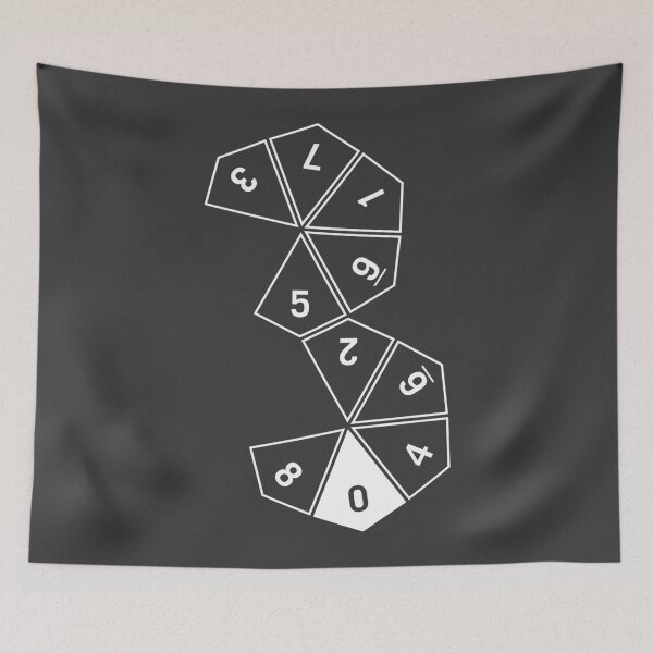Item preview, Grey Unrolled D10 designed and sold by clarkstpress.