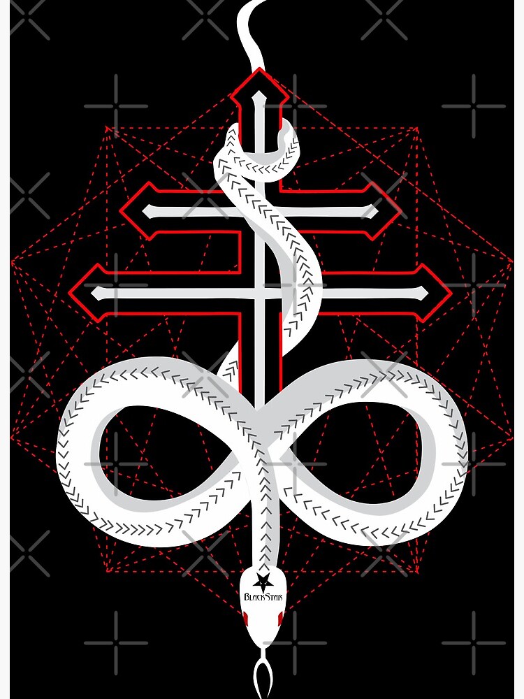 Leviathan Cross Snake | Art Board Print