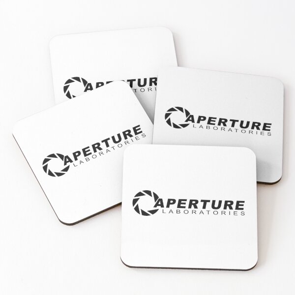 Aperture Laboratories Coasters (Set of 4)