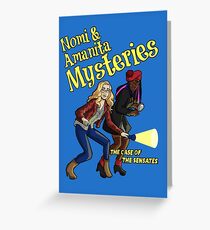 Nomi and Amanita Mysteries Greeting Card