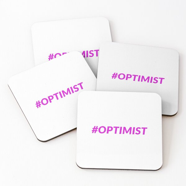 Item preview, optimist  pink hashtag designed and sold by Inspirationmotivation.