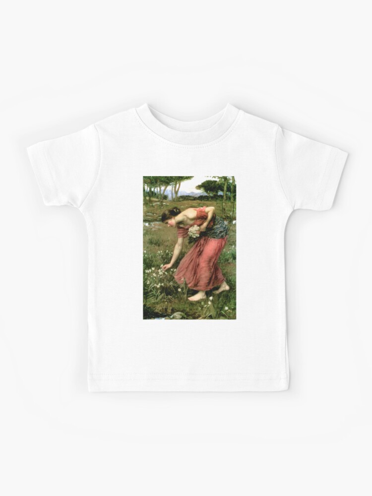 Narcissus - John William Waterhouse | Kids T-Shirt