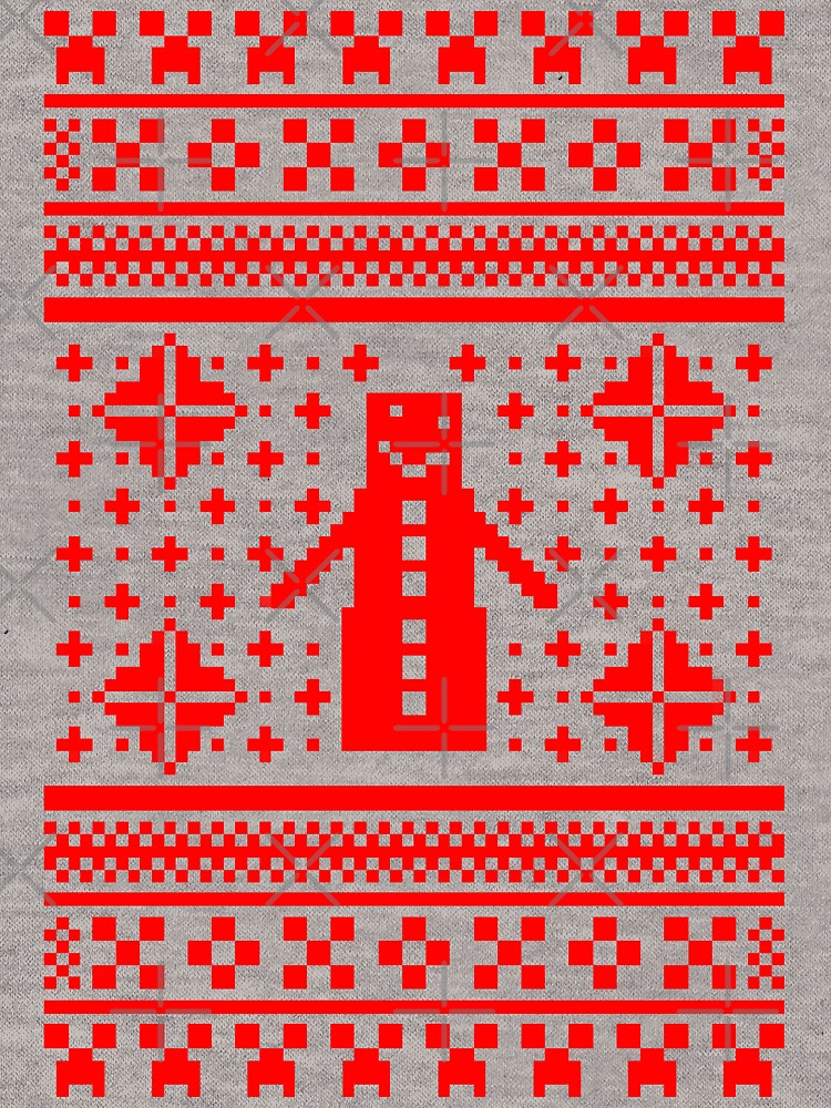 Minecraft ugly outlet christmas sweater