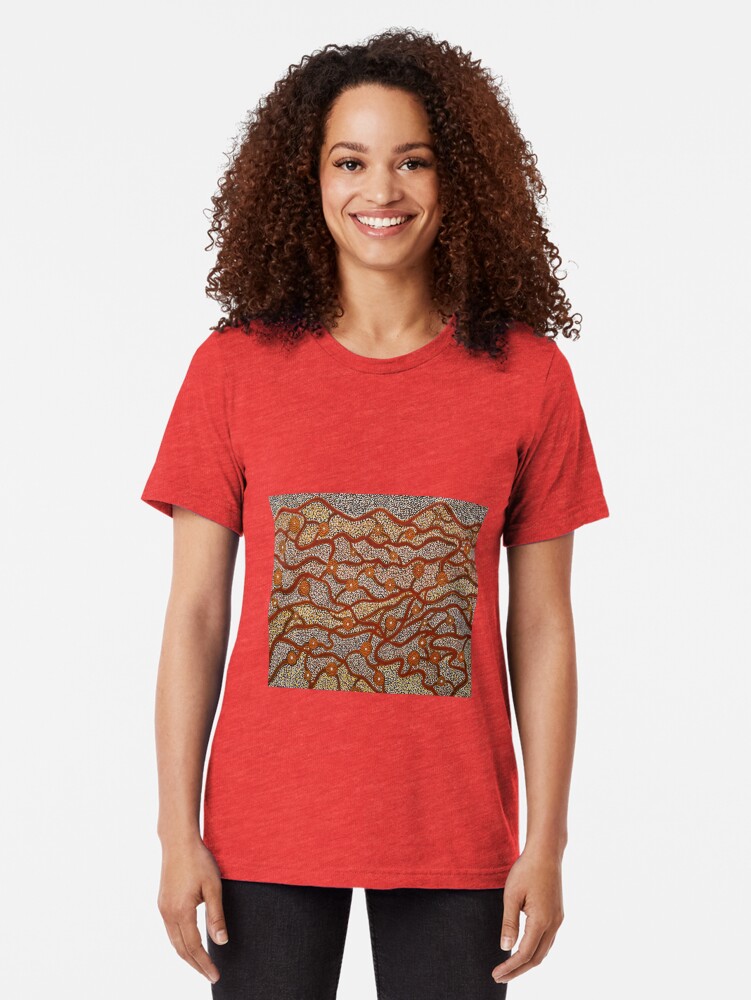 Alternate view of Majestic Mountains Tri-blend T-Shirt