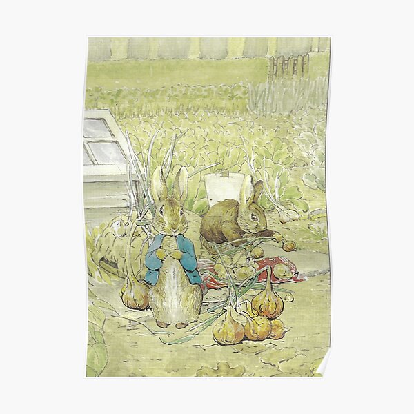 Peter et Benjamin Rabbits - Beatrix Potter Poster