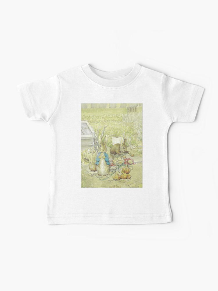 Thumbnail 1 of 2, Baby T-Shirt, Peter and Benjamin Rabbits - Beatrix Potter designed and sold by forgottenbeauty.