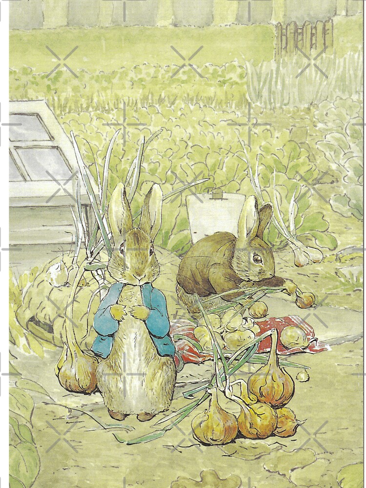Thumbnail 2 of 2, Baby T-Shirt, Peter and Benjamin Rabbits - Beatrix Potter designed and sold by forgottenbeauty.
