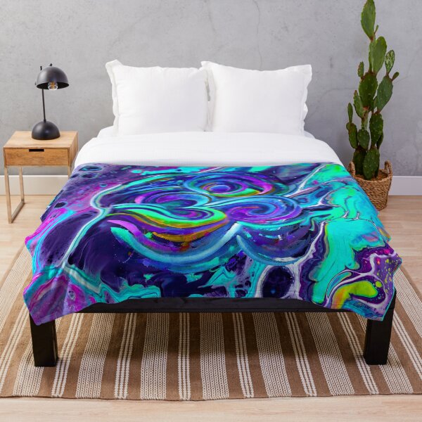 Caribbean Ohm Throw Blanket