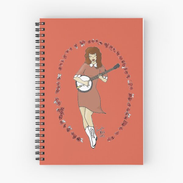Item preview, "Bluegrass Gal" Banjo Pinup Girl designed and sold by SarahRedShoes.