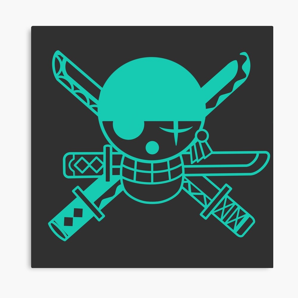 Roronoa Zoro One Piece Jolly Roger Photographic Print By Fandangirl Redbubble