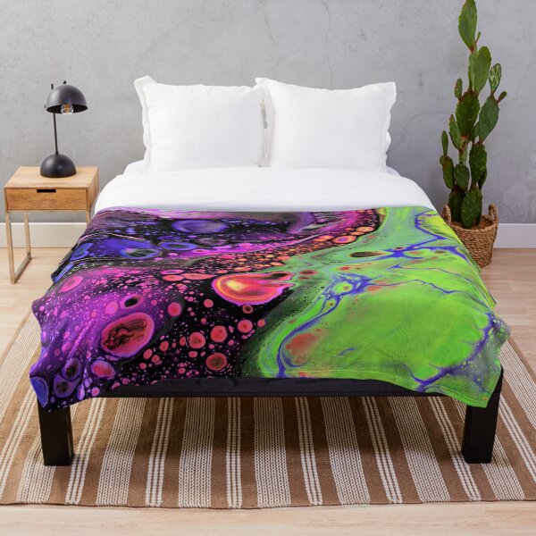 Jasper Sea - Lime Throw Blanket