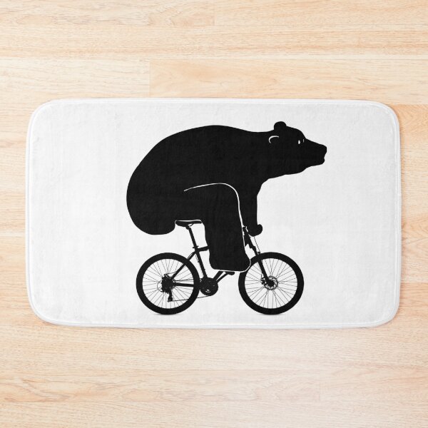 Item preview, bear on bicycle designed and sold by Miftees.