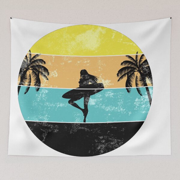 Item preview, Distressed Surfer Circle designed and sold by AshKlemm.