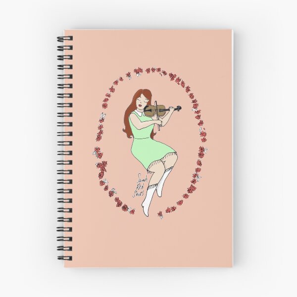 Item preview, Fiddle pinup goddess - Violin Girl designed and sold by SarahRedShoes.