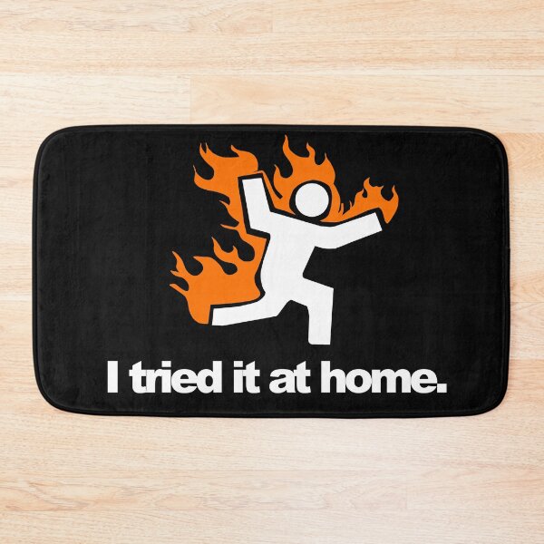 Item preview, I Tried It & Caught On Fire At Home Science Humor designed and sold by Miftees.