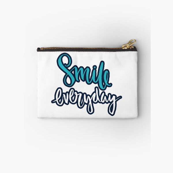 Item preview, Motivational Inspirational and Positive quote -  Smile everyday  typography text art by Word Fandom - wordfandom designed and sold by Kerry Pritchard.