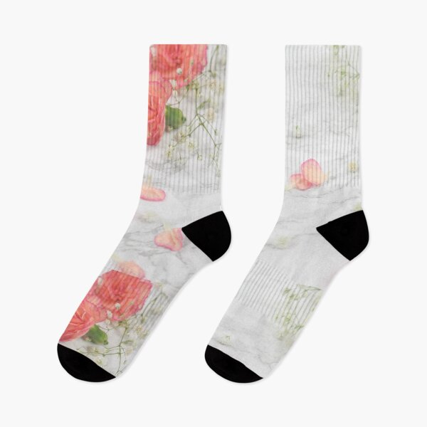 Item preview, Pink Rose Petals, Marble Background designed and sold by newburyboutique.