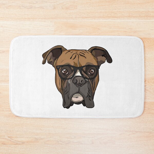 Item preview, smart boxer wearing glasses designed and sold by Miftees.
