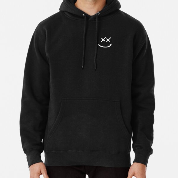 X eyes discount smiley face hoodie