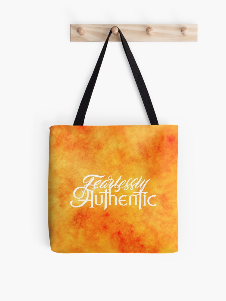 Thumbnail 1 of 2, Tote Bag, Fearlessly Authentic designed and sold by ThePrintees.