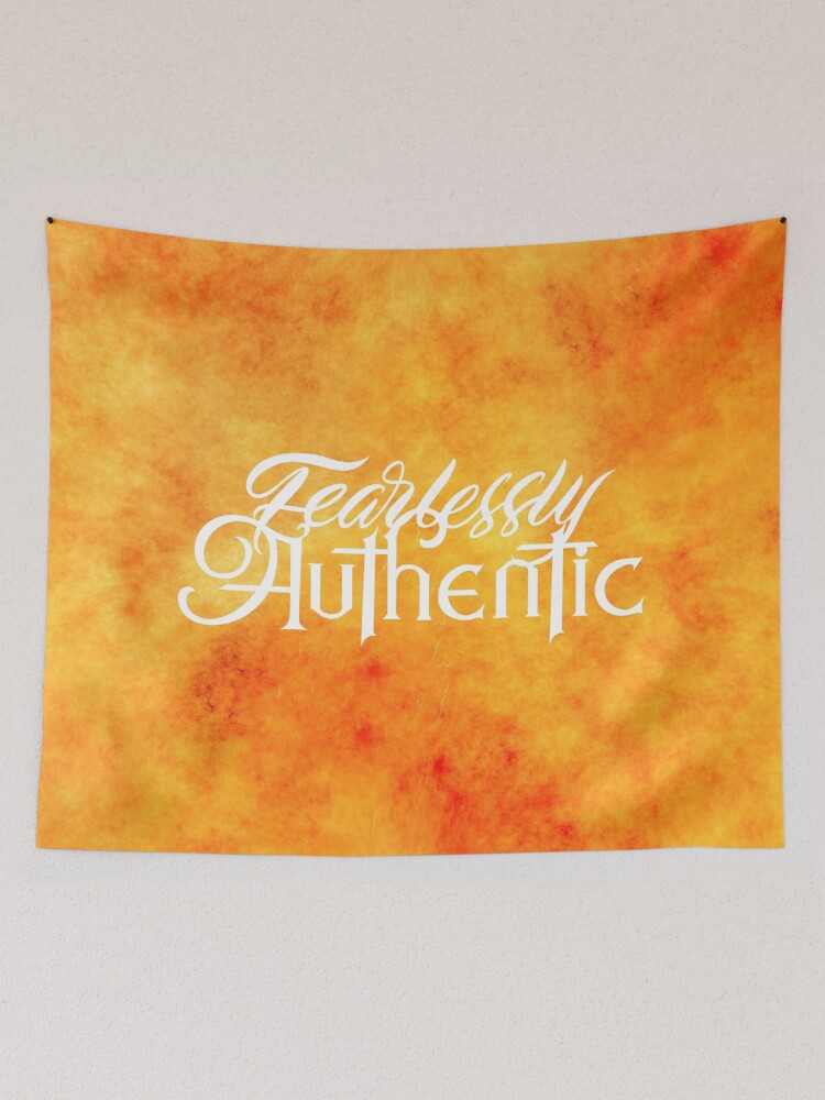 Thumbnail 2 of 3, Tapestry, Fearlessly Authentic designed and sold by ThePrintees.