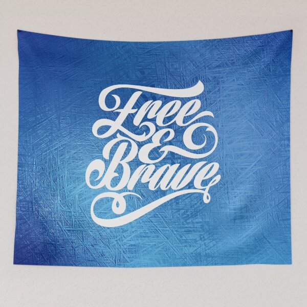 Item preview, Free and Brave designed and sold by ThePrintees.
