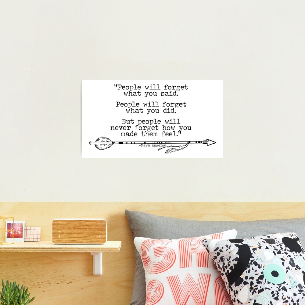 Maya Angelou Inspirational Quote Wood Plaque Sign, I've Learned That People Will Forget What You Said, Box Wood Plaques Desk Décor, Motivational Box Wood Sign, Nurse Grad, Nurse Quotes, Nursing Quotes