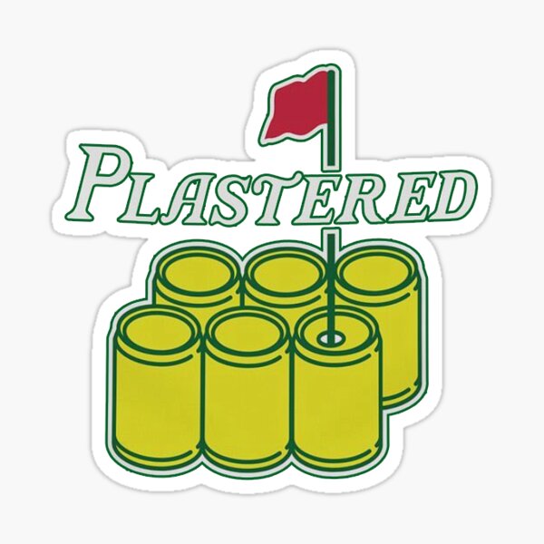 The Masters - Plastered Sticker
