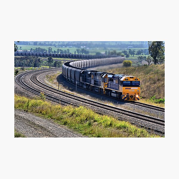 Hunter Valley Coal Train NSW Australia Photographic Print