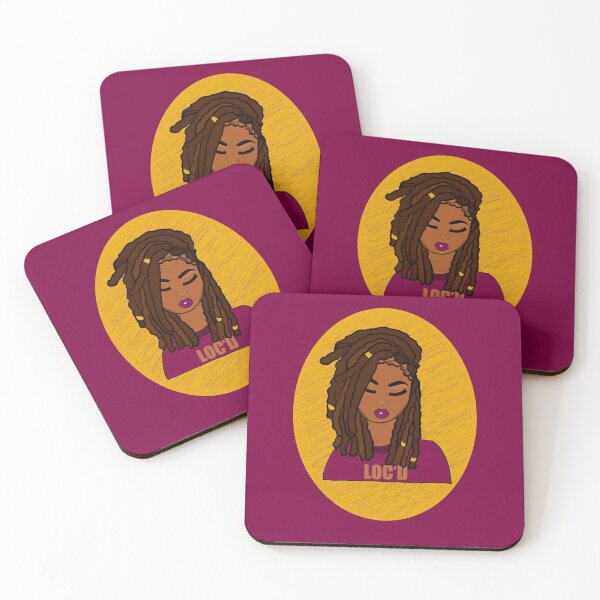 Item preview, Loc'd on Locs Young Black Girl designed and sold by blackartmatters.