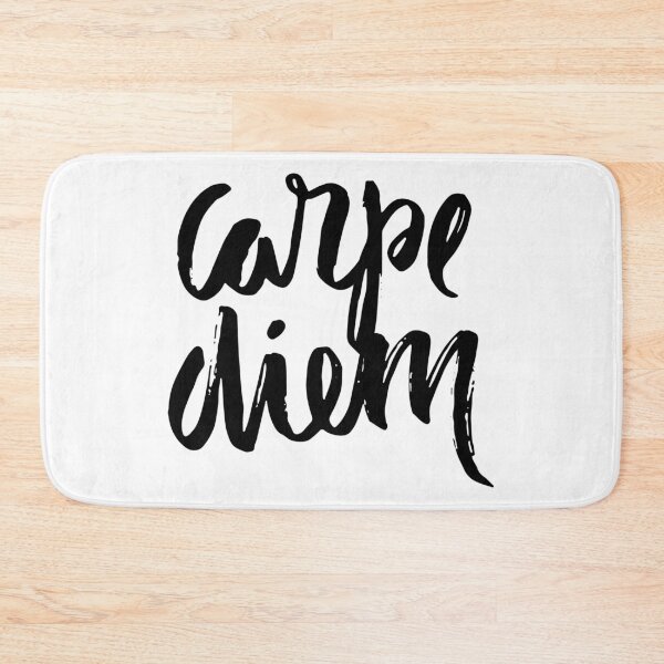 Item preview, Motivational Inspirational and Positive quote - Carpe diem typography text art by Word Fandom - wordfandom designed and sold by Kerry Pritchard.